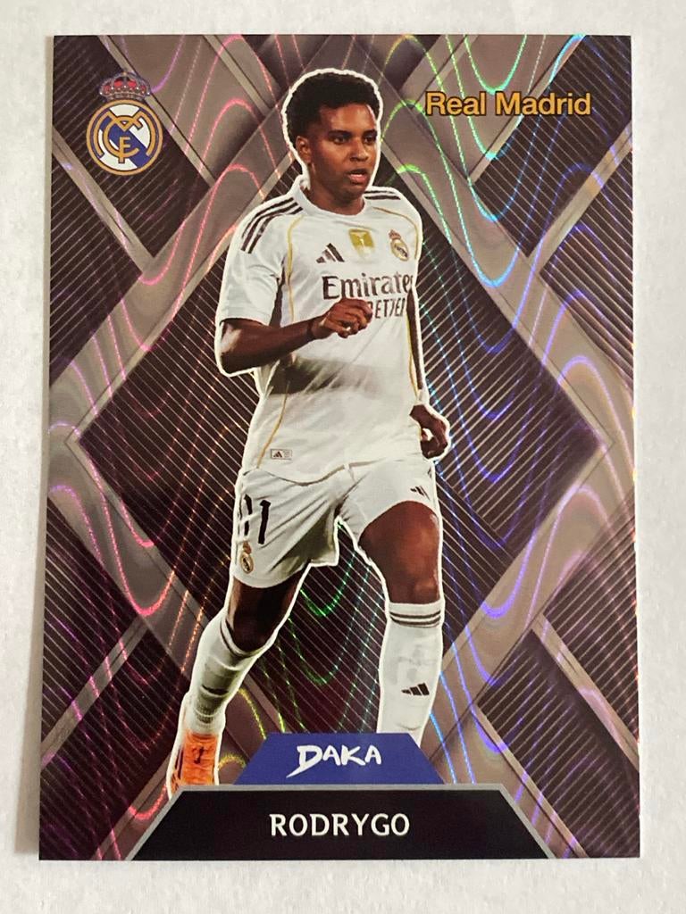 Rodrygo Real Madrid DAKA Spelerskaart 166/299, Ophalen of Verzenden, Zo goed als nieuw, Buitenlandse clubs, Spelerskaart
