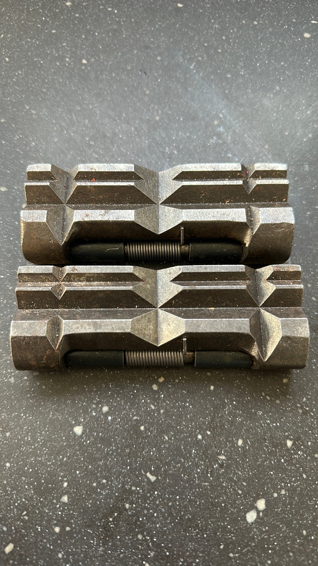 Bankschroef inzetstuk beschermstuk pijpklem klem 120mm, Ophalen of Verzenden, Gebruikt, Bankschroef, Overige merken