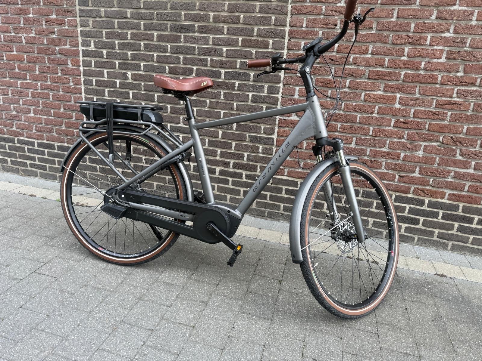 Granville E-Grit elektrische fiets met Bosch motor, Zo goed als nieuw, 51 tot 55 cm, 50 km per accu of meer, Ophalen