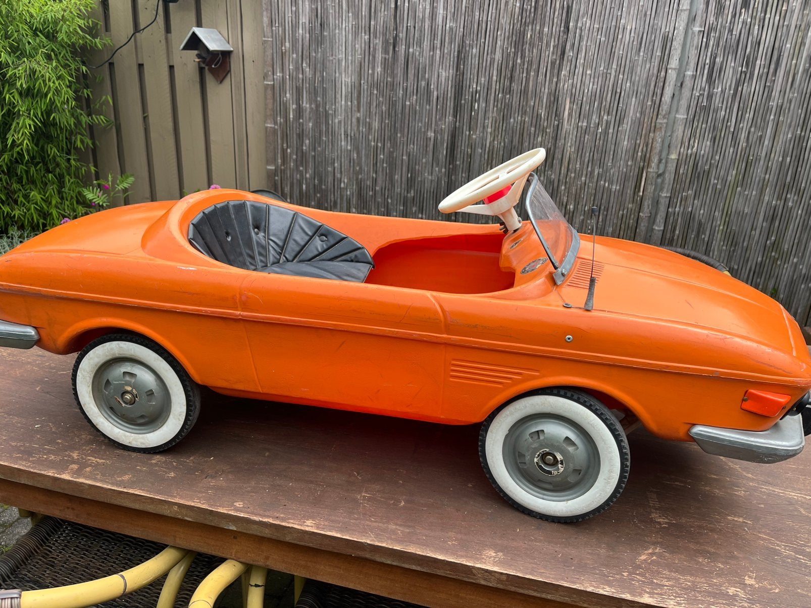 Trapauto vintage rolly toys bmw 200CS, Ophalen