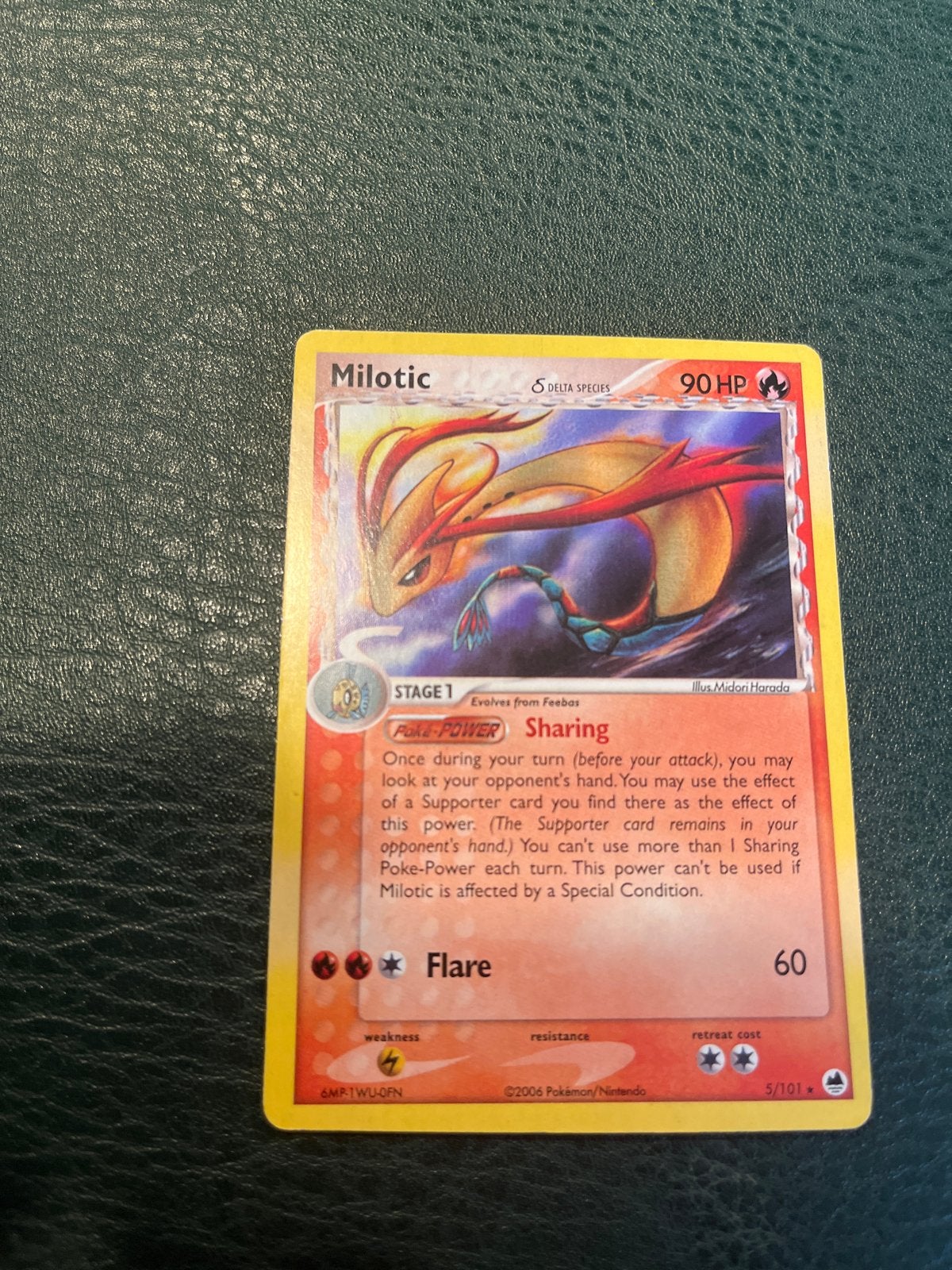 Milotic Delta Species 5/101 Pokémon Kaart, Hobby en Vrije tijd, Verzamelkaartspellen | Pokémon, Ophalen of Verzenden, Gebruikt