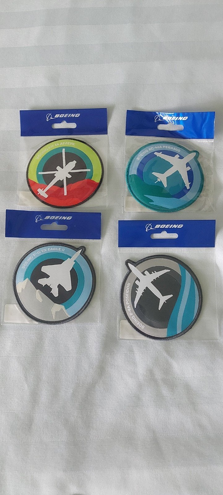 Diverse Boeing patches, Verzenden, Luchtmacht, Nederland, Embleem of Badge