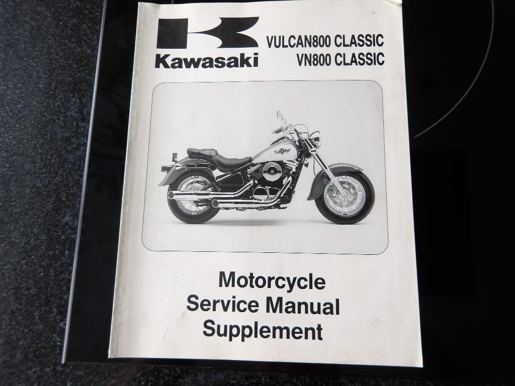 service manual supplement Kawasaki Vulcan 800 classic VN800, Motoren, Handleidingen en Instructieboekjes, Verzenden, Kawasaki
