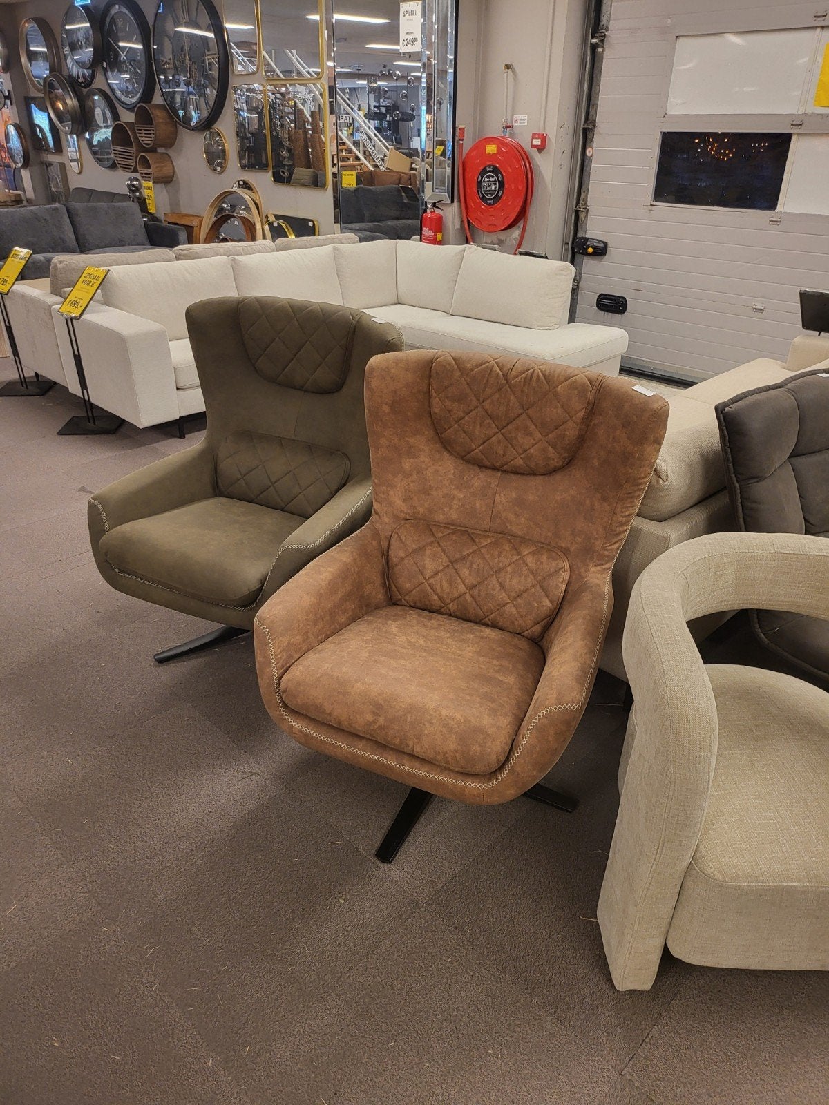 Opkoop partij fauteuils - Vanaf 99€, Ophalen, Leer, Nieuw, 75 tot 100 cm
