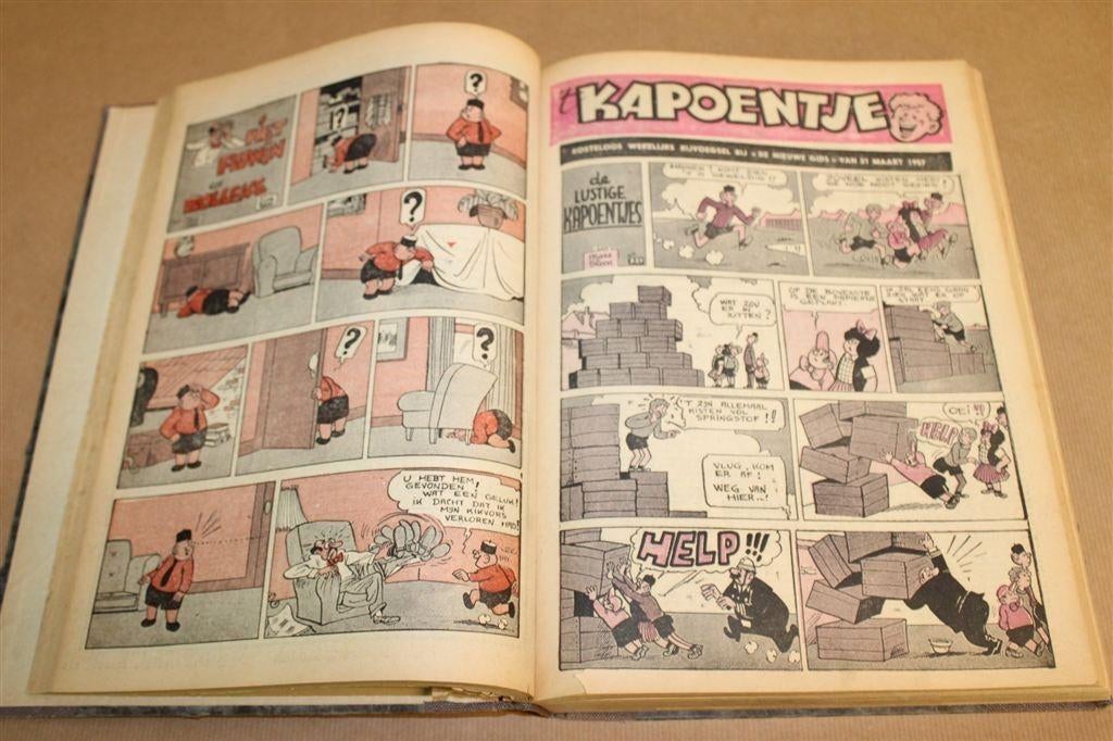 \'t Kapoentje Jaargang 1957 — Marc Sleen, Zeldzaam, Eén stripboek, Ophalen of Verzenden, Gelezen
