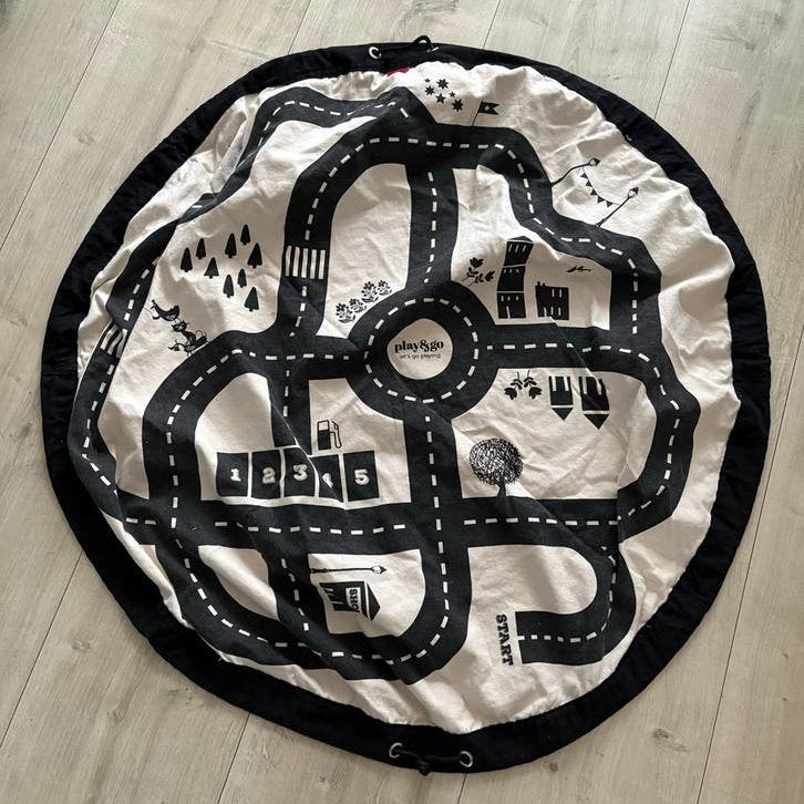 Play&Go Speelmat en Opbergzak - Auto Weg Patroon, Ophalen of Verzenden, Zo goed als nieuw, Jongen of Meisje