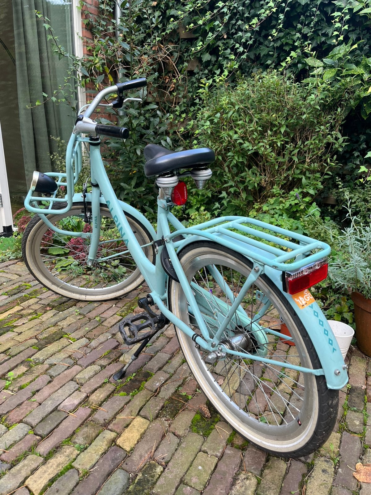 Mooie kinderfiets Alpina, Ophalen, Zo goed als nieuw, Terugtraprem, 22 inch