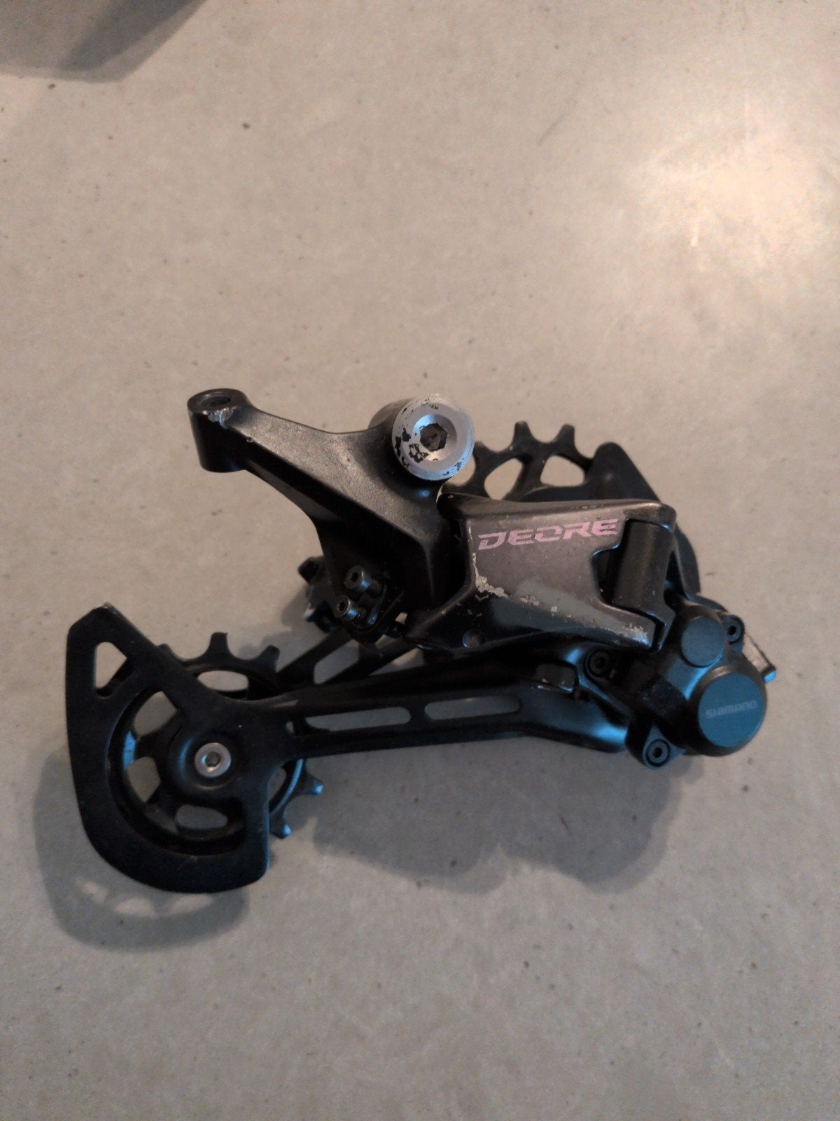 Shimano Deore Achterderailleur, Gebruikt, Ophalen of Verzenden, Derailleur of Ketting, Mountainbike
