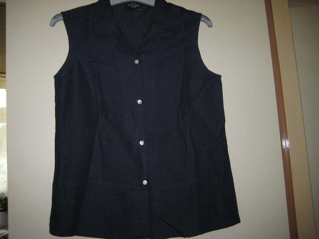 Blauwee blouse zonder mouwen, 40/42, Kombi Mode, Ophalen of Verzenden, Zo goed als nieuw, Maat 38/40 (M), Blauw