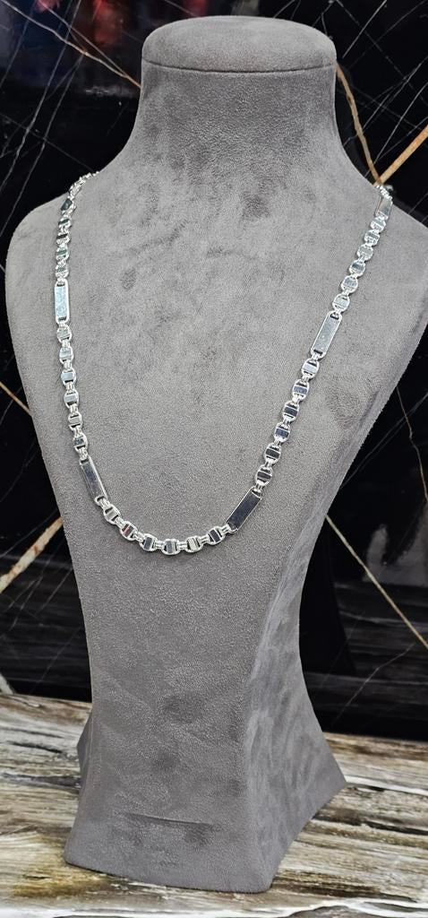 925 Zilveren Magnum Ketting 70cm / 6mm, Ophalen of Verzenden, Nieuw, Zilver, Zilver