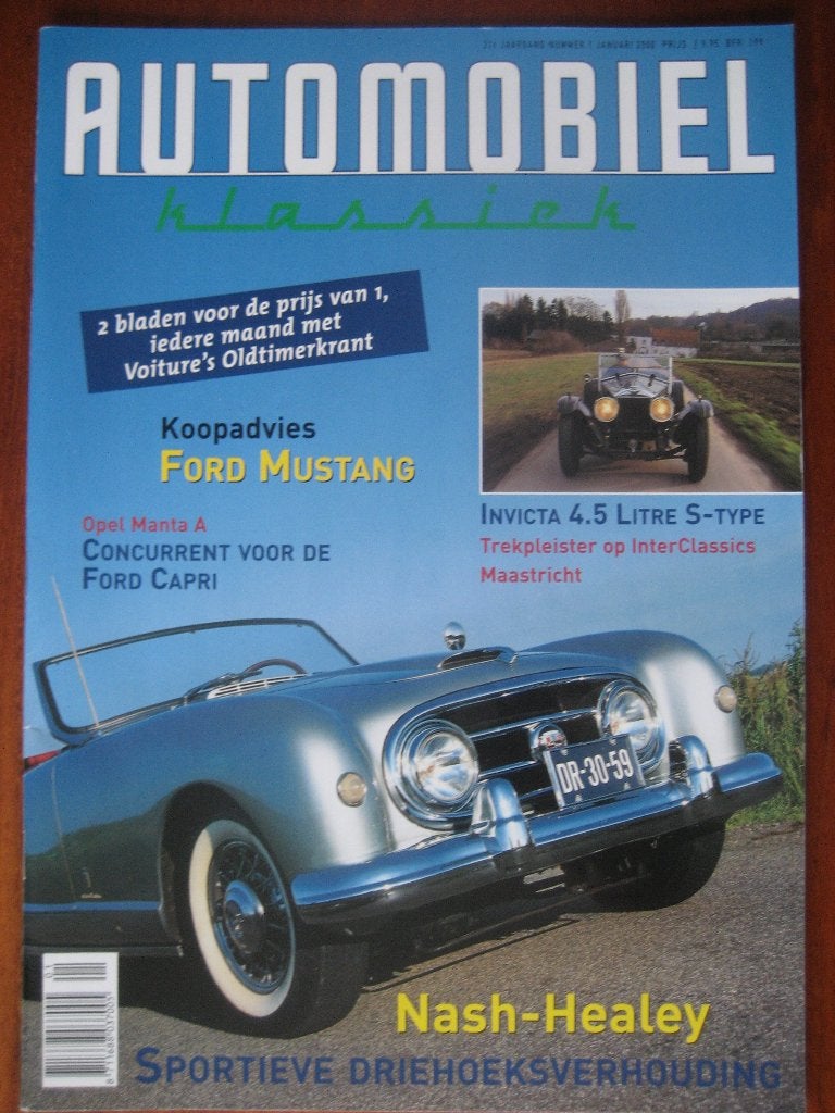 Automobiel 1 2000 Manta A, Invicta, 280 SL, Triumph 2000, Ophalen of Verzenden, Nieuw, Opel
