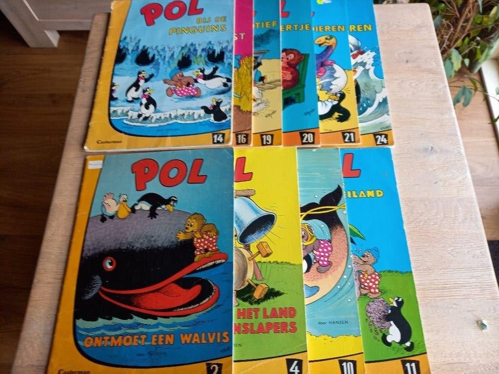 Casterman: 10 x Pol, Meerdere stripboeken, Ophalen of Verzenden, Gelezen