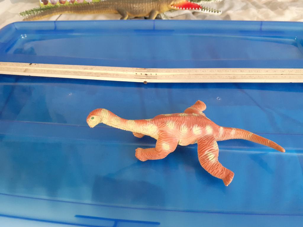 Camarasaurus, dierfiguur, 19 cm, Verzamelen, Dierenverzamelingen, Gebruikt, Beeldje of Figuurtje, Overige soorten, Ophalen of Verzenden