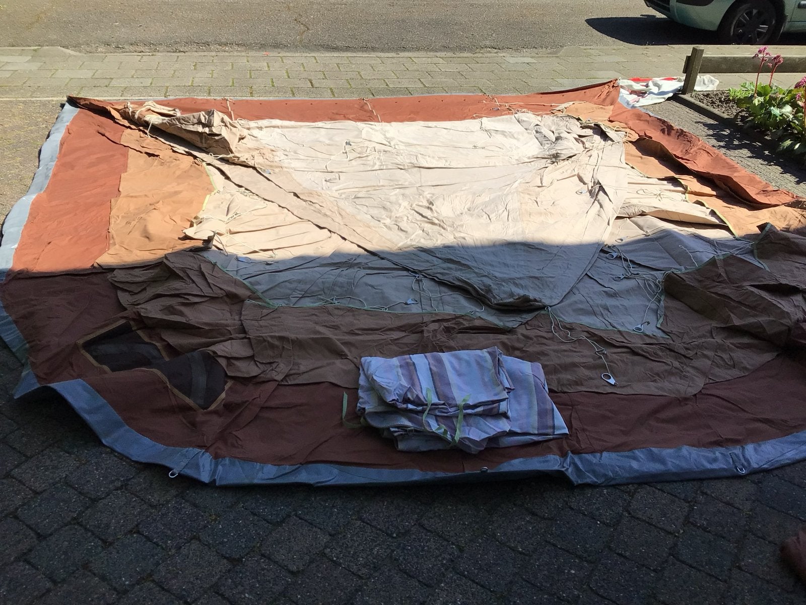 De Waard Albatros 4-persoons tent met veel toebehoren, Ophalen, Gebruikt, Tot en met 4
