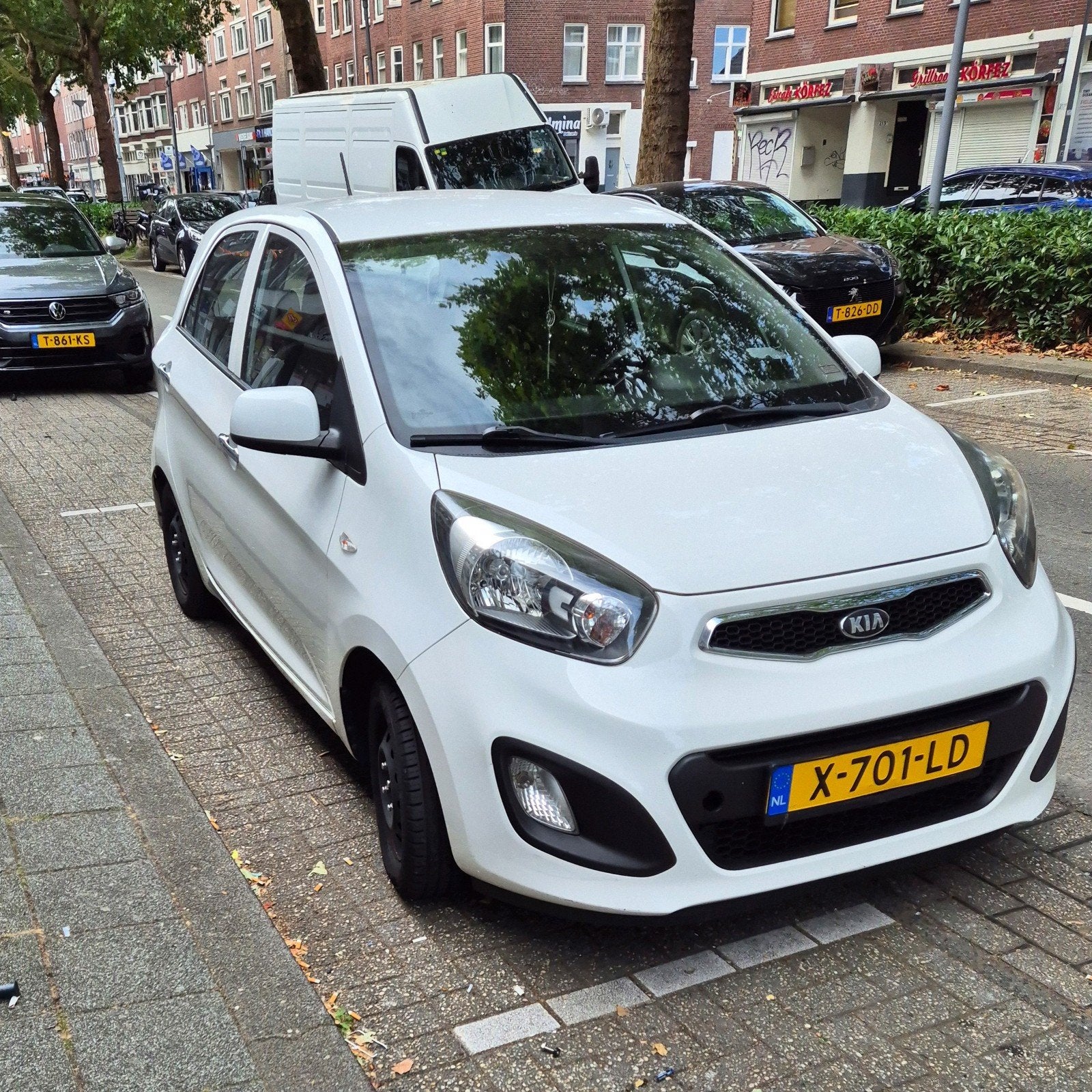 Kia Picanto 1.0 Cvvt 5-DRS 2013 Dynamic plus, Voorwielaandrijving, Zwart, 400 kg, Alcantara