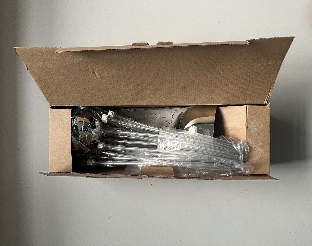 Kroonluchter Onsjö van IKEA uit 2012, Huis en Inrichting, Kunststof, Modern, Sfeervol, Nieuw, Overige fittingen