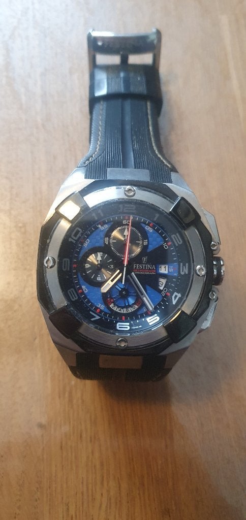 Festina Herenhorloge Model F., Overige merken, Kunststof, Kunststof, Ophalen of Verzenden