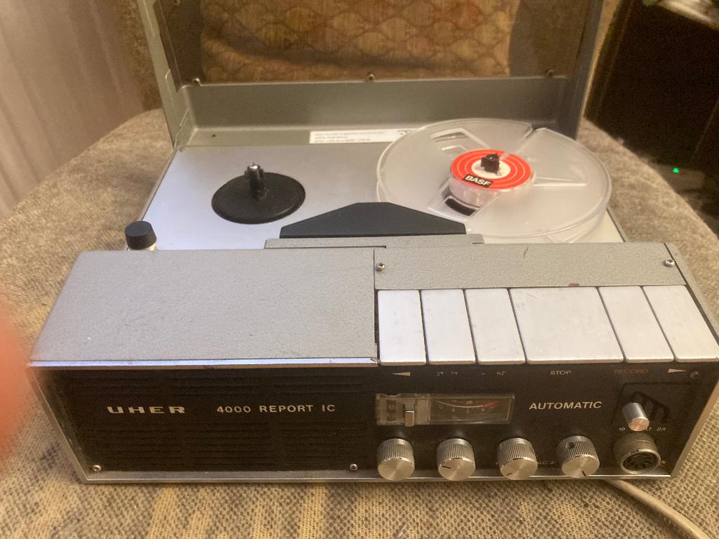 Uher Report 4000 IC Automatic, Audio, Tv en Foto, Bandrecorders, Bandrecorder, Met stofkap, Ophalen of Verzenden