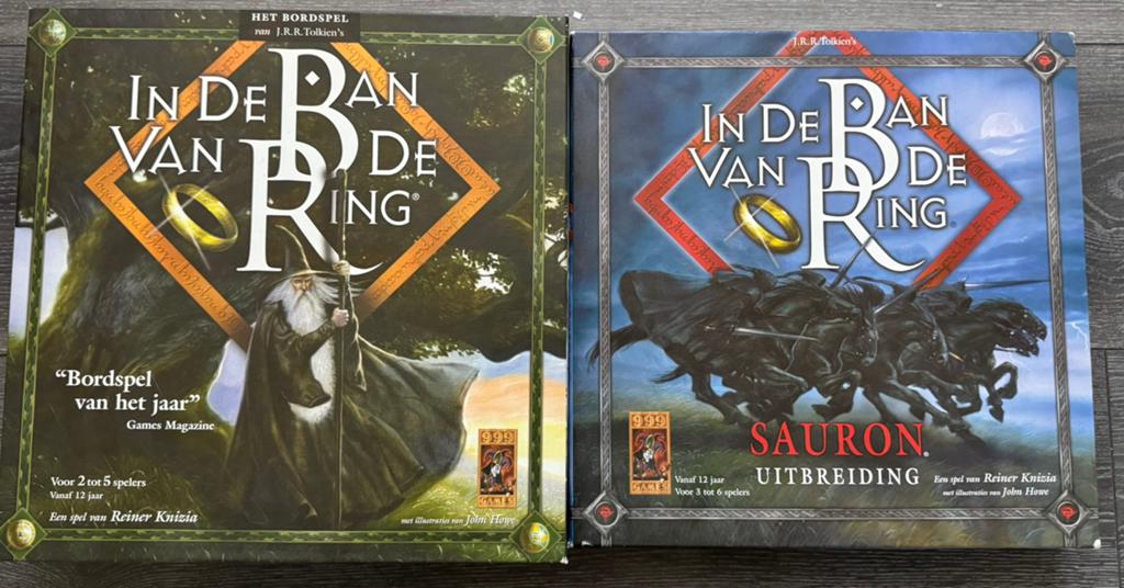 Bordspel + uitbreiding In de Ban van de Ring, Ophalen, Zo goed als nieuw