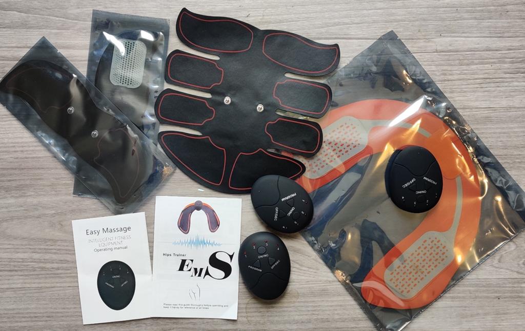 EMS Spierstimulator Set - Buik, Armen & Billen Trainer, Ophalen of Verzenden, Nieuw, Buik, Overige typen