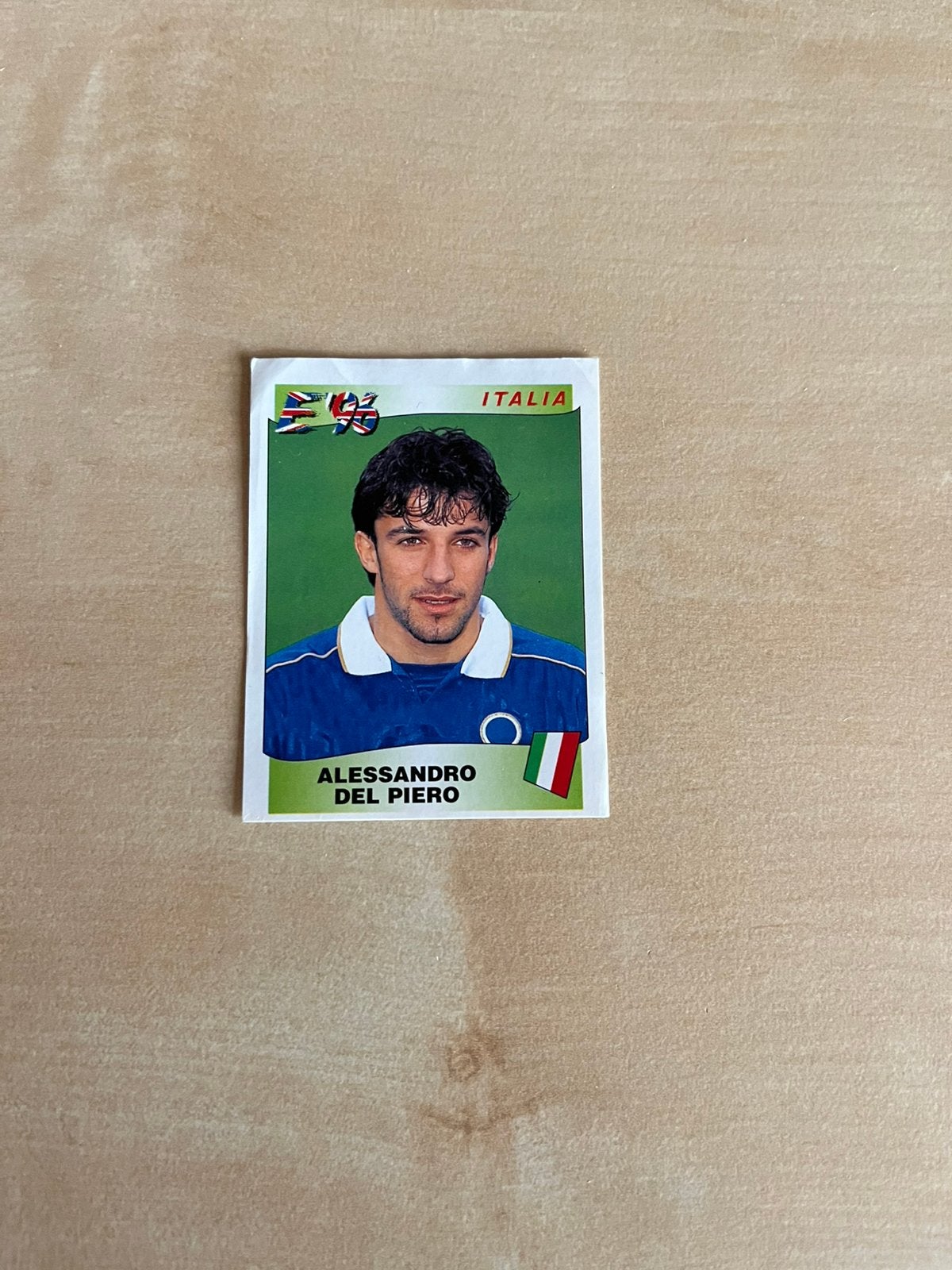 Panini EK1996 Del Piero Nr249, Ophalen of Verzenden, Gebruikt, Sticker