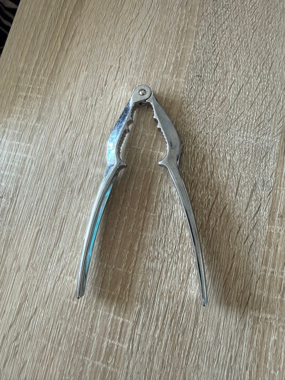 Metalen notenkraker, Zilver, Ophalen of Verzenden, Metaal, Overige typen