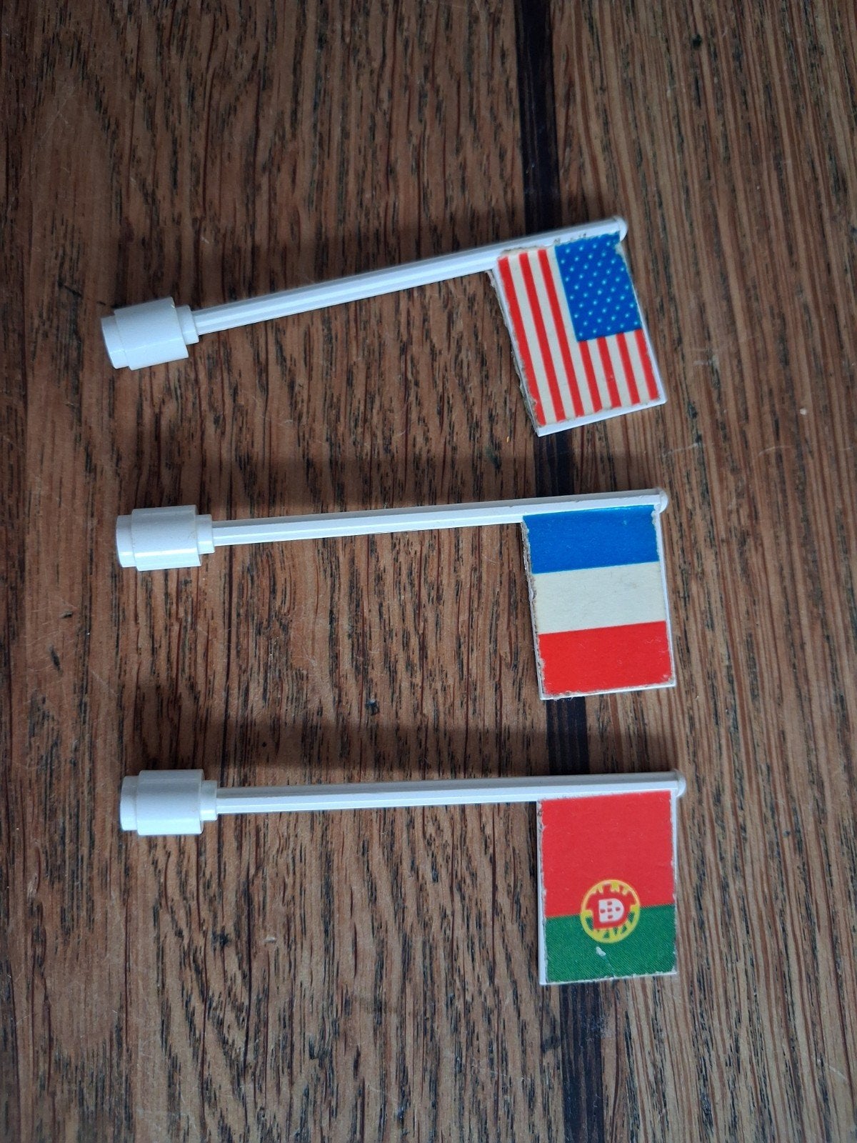 Lego vintage vlag vlaggen 3x, Ophalen of Verzenden, Gebruikt