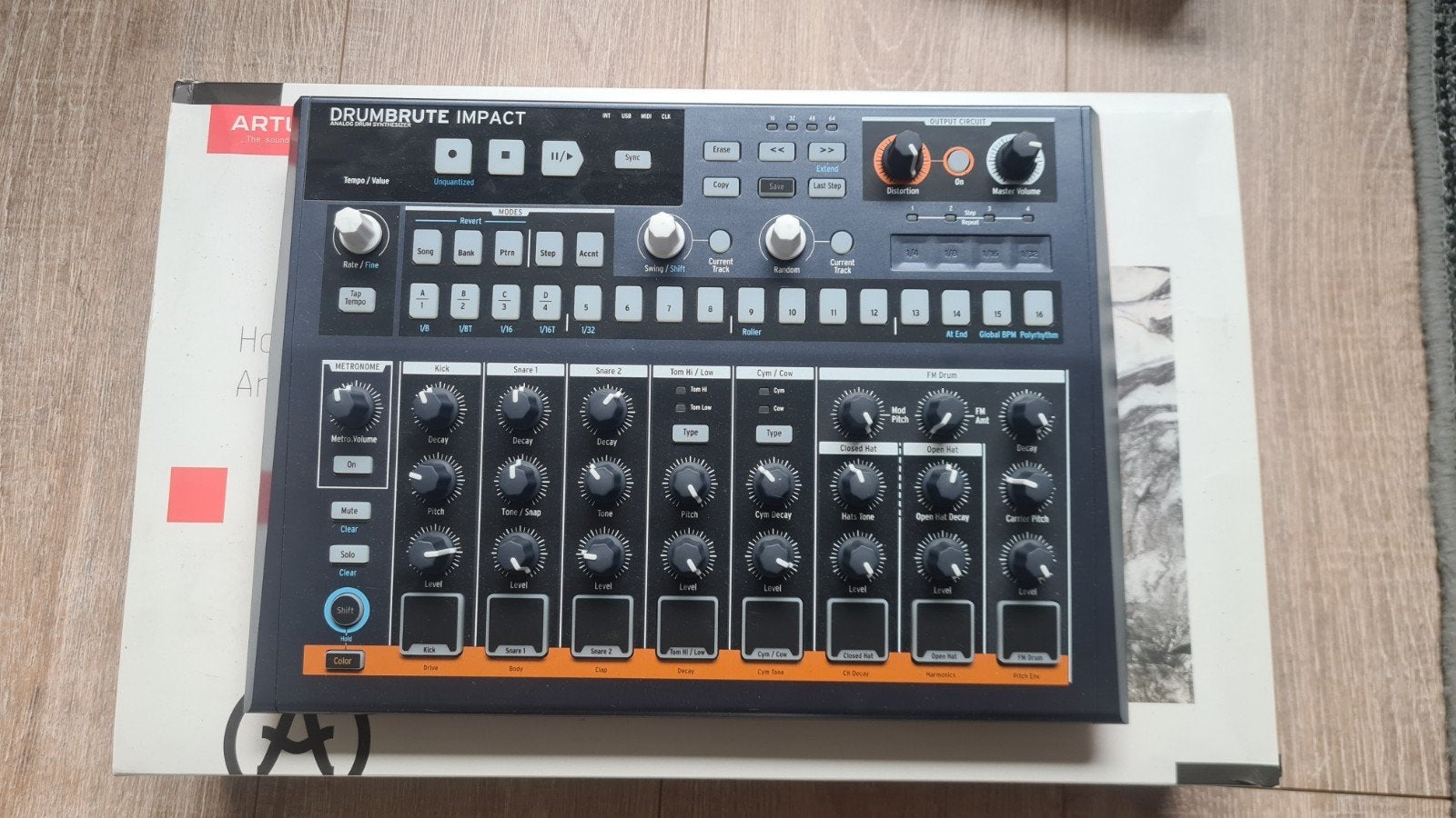 Arturia DrumBrute Impact Drummachine, als NIEUW, Ophalen of Verzenden, Zo goed als nieuw, Overige merken