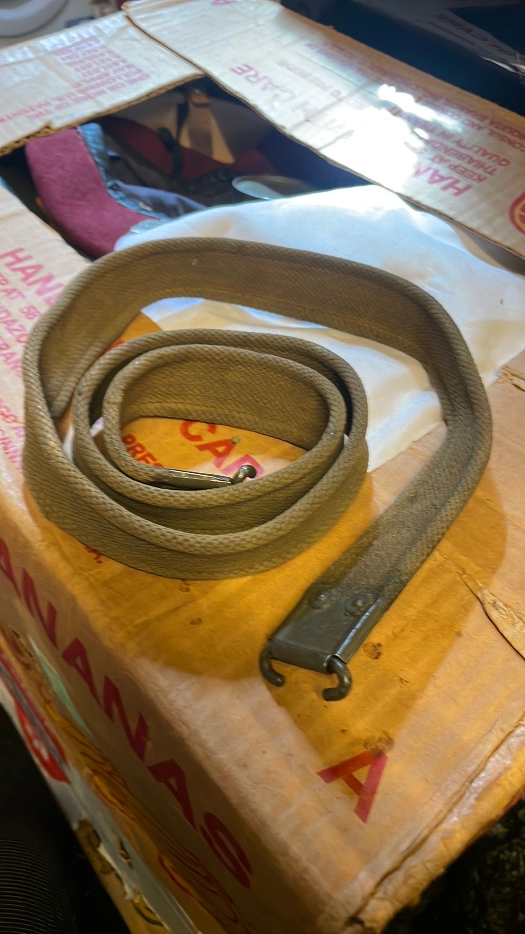 Engelse geweer riem voor lee enfield, Ophalen of Verzenden, Engeland, Overige typen