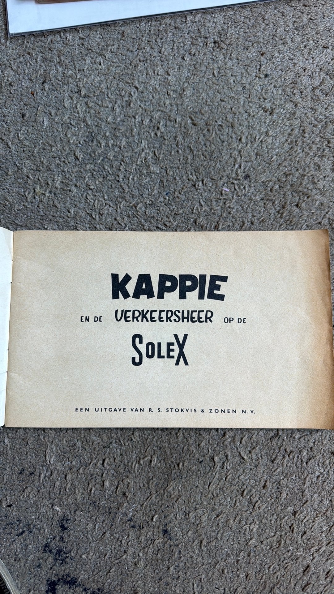 Kappie en de verkeersheer op de Solex, Eén stripboek, Ophalen of Verzenden, Gelezen