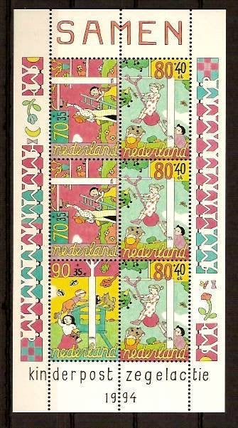 Nederland NVPH nr 1627 postfris Kinderpostzegels 1994, Ophalen of Verzenden, Na 1940, Postfris