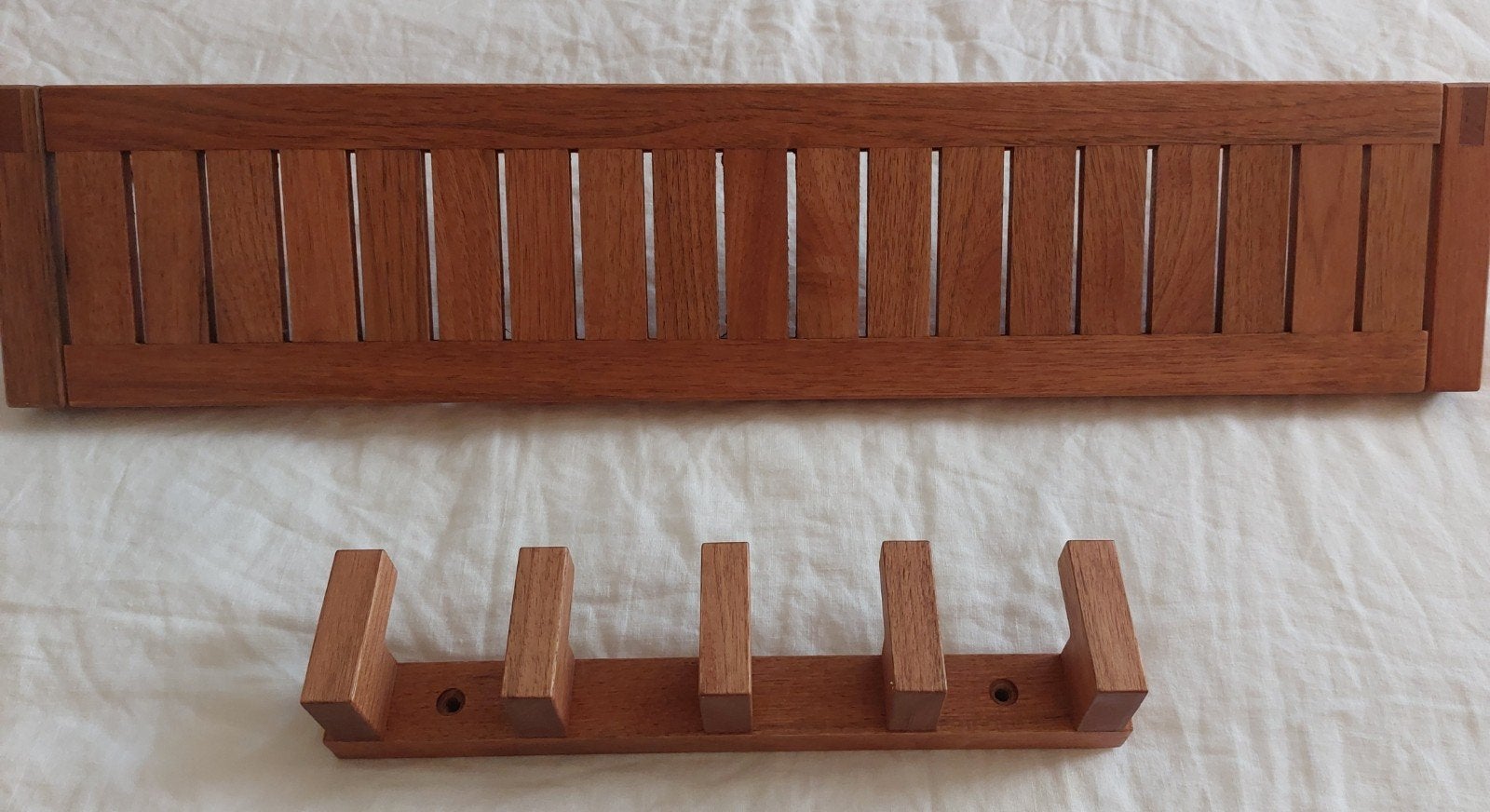 IKEA 💫 vintage MOLGER serie 💫 kapstok en wandplank, Huis en Inrichting, Ophalen, Zo goed als nieuw, Bruin, Hout