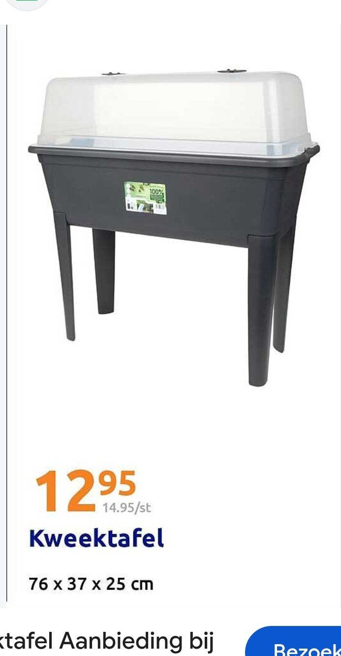 kweektafel met poten, Tuin en Terras, Ophalen, Zo goed als nieuw, Kweekbak