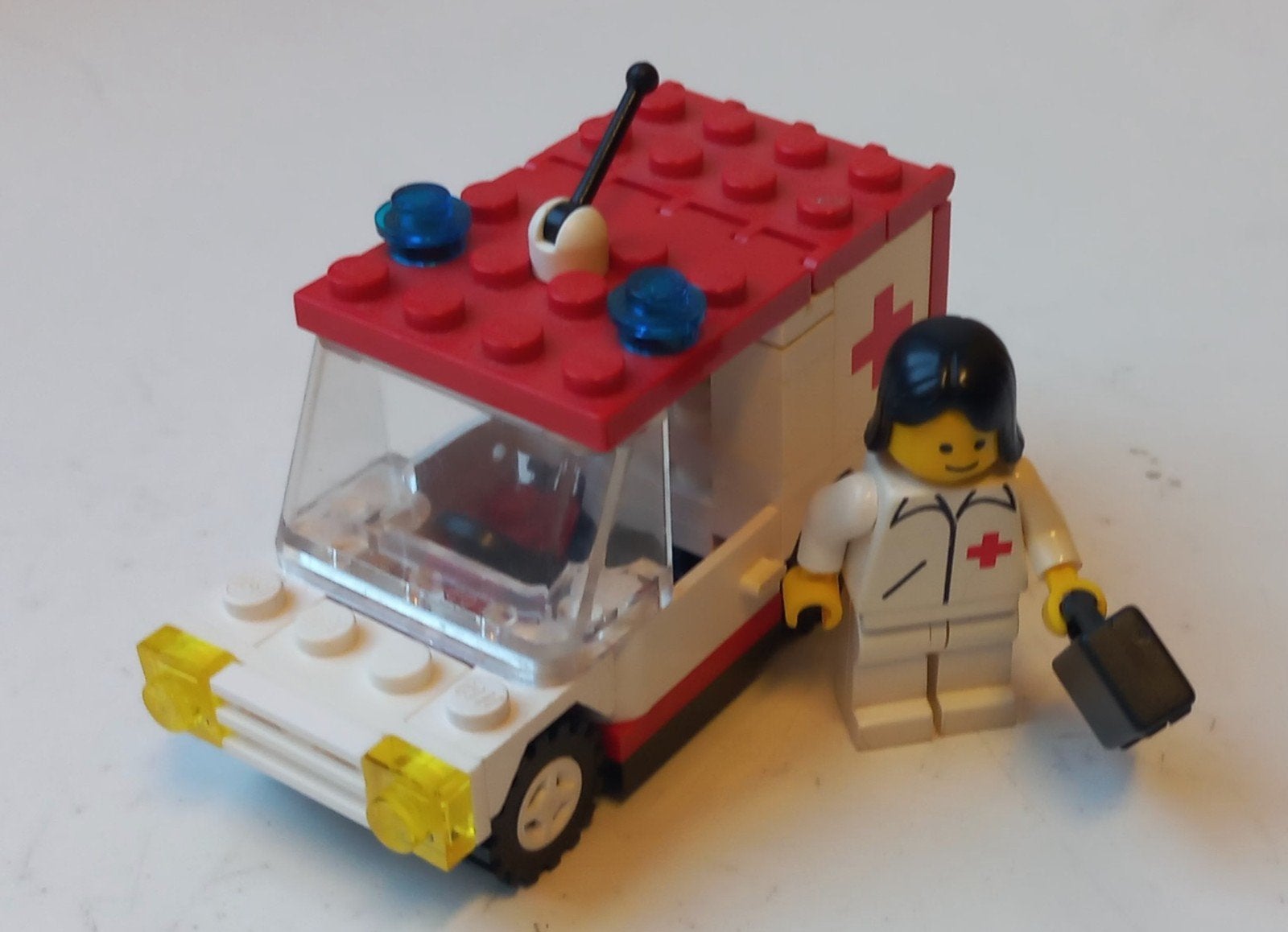 6523 Lego vintage ziekenauto, Gebruikt, Lego, Ophalen of Verzenden, Compleet
