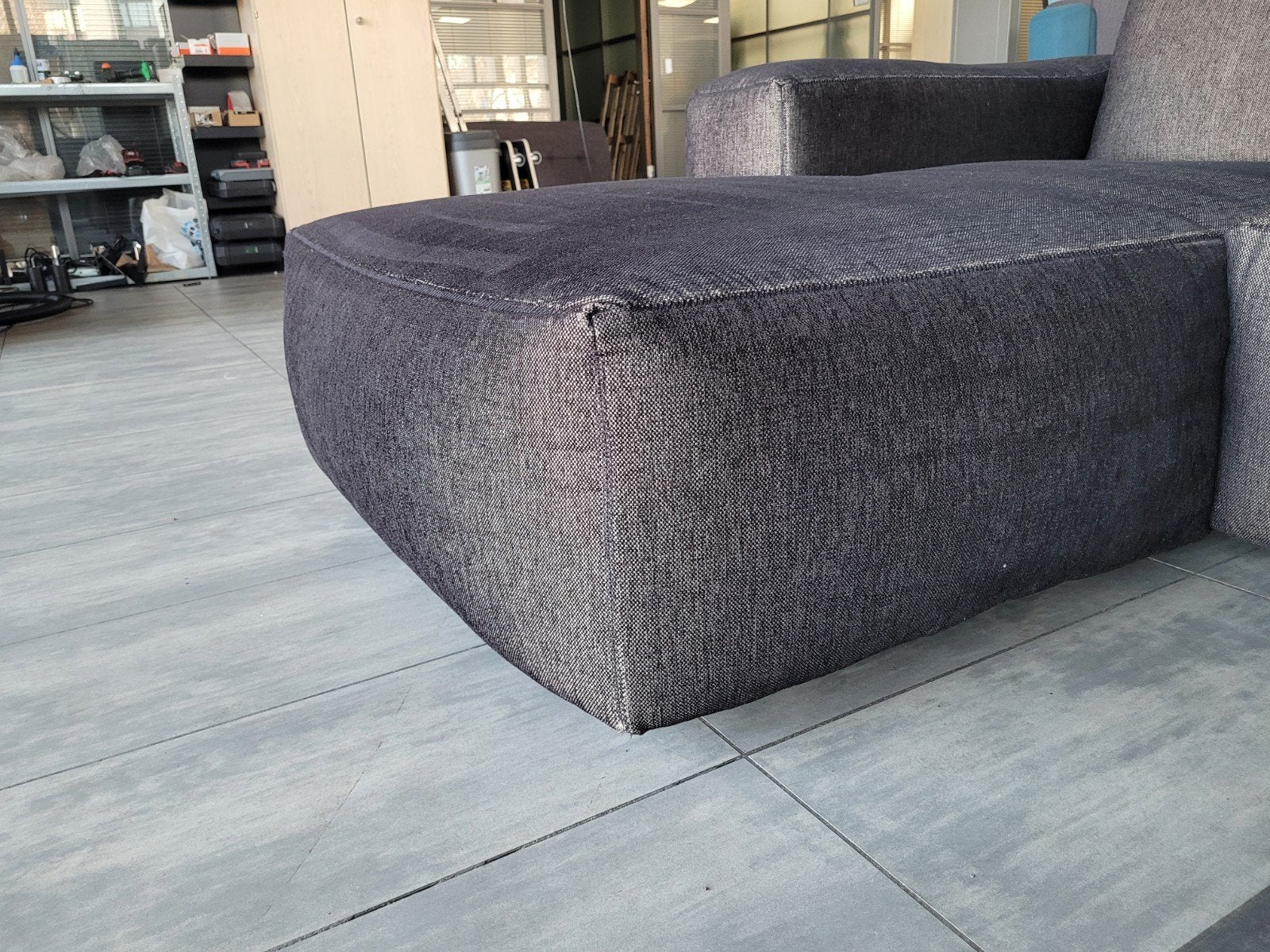 Foto 13 van ✅️️️️️️GEREINIGD zandkleurig zwart hoekbank 255x175 BEZORGEN
