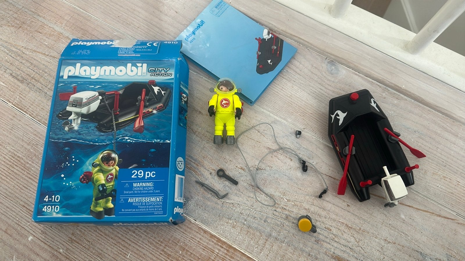 Playmobil City Action 4910 Duiker met Onderwater Scooter, Complete set, Voertuig, Ophalen of Verzenden, Zo goed als nieuw