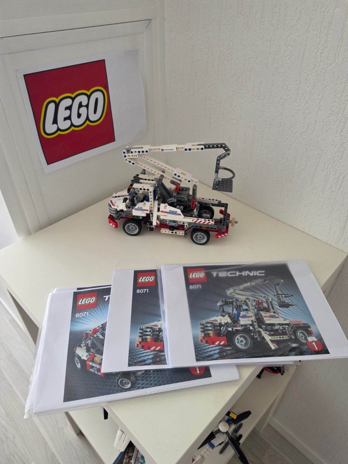 Lego Technic Hoogwerker 8071 - Compleet met instructies, Ophalen of Verzenden, Gebruikt