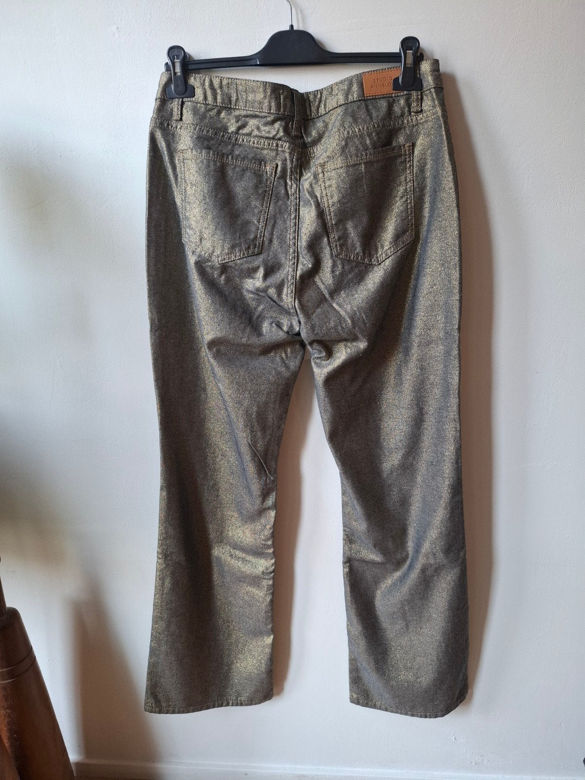 Studio Anneloes Flair gold denim broek L/40, Nieuw, Ophalen of Verzenden, Studio Anneloes, W30 - W32 (confectie 38/40)