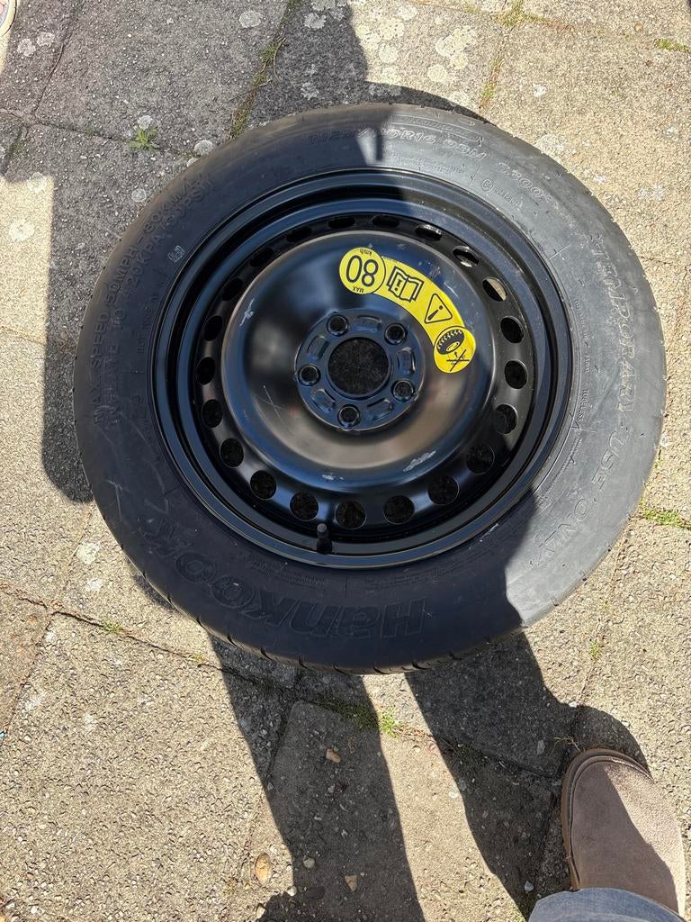 Reservewiel Ford Focus T125/50R16 Hankook, Auto-onderdelen, Banden en Velgen, Ophalen, Gebruikt, 16 inch, Banden en Velgen