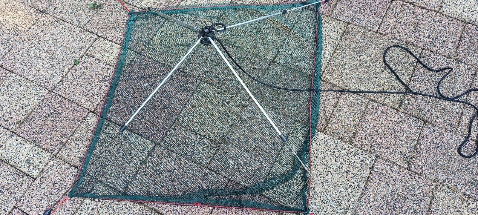 Kruisnet voor vissen, Ophalen of Verzenden, Gebruikt, Net of Fuik
