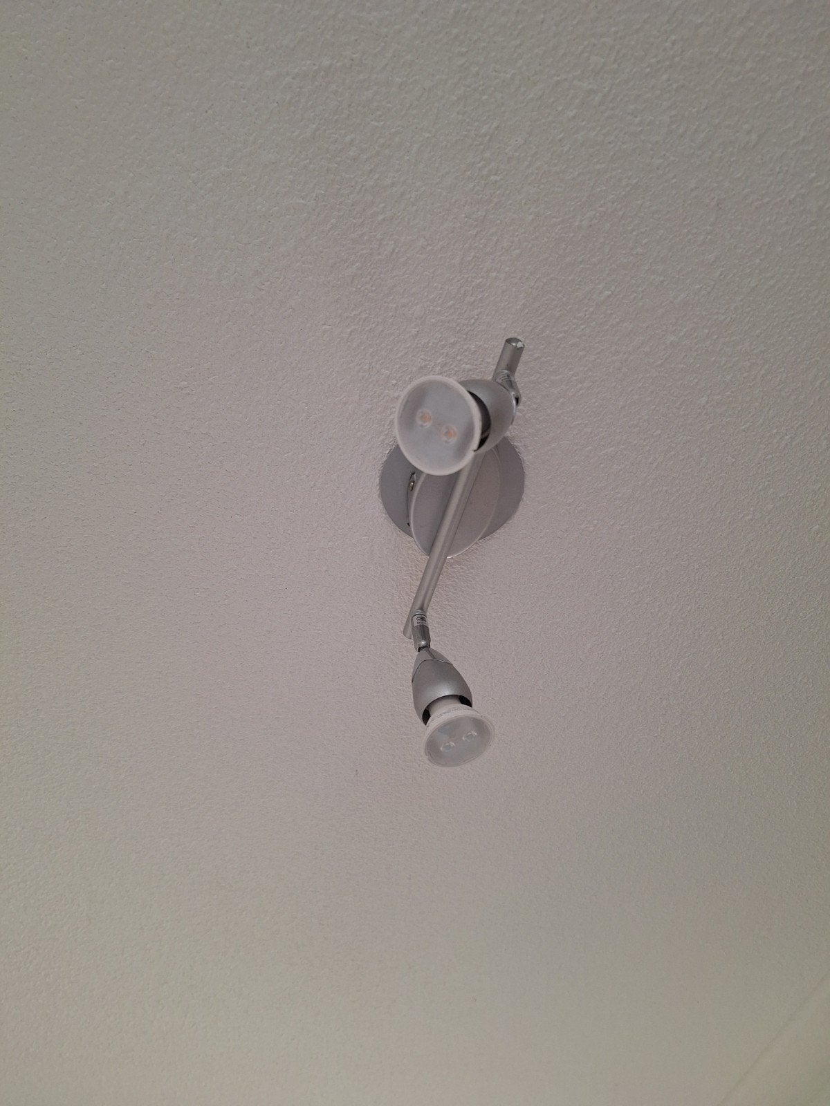 IKEA lamp met 2 spotjes, Ophalen, Zilver, Overige merken