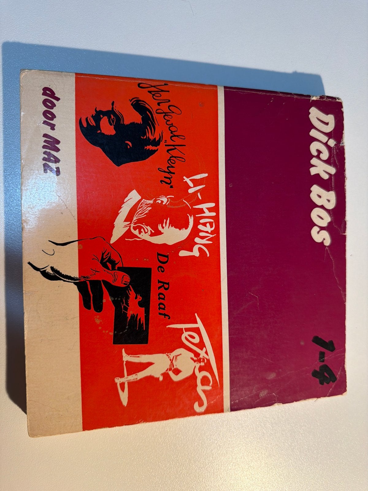 Dick Bos 1-4: Verzameling van vroege stripverhalen, Meerdere stripboeken, Ophalen of Verzenden, Gelezen