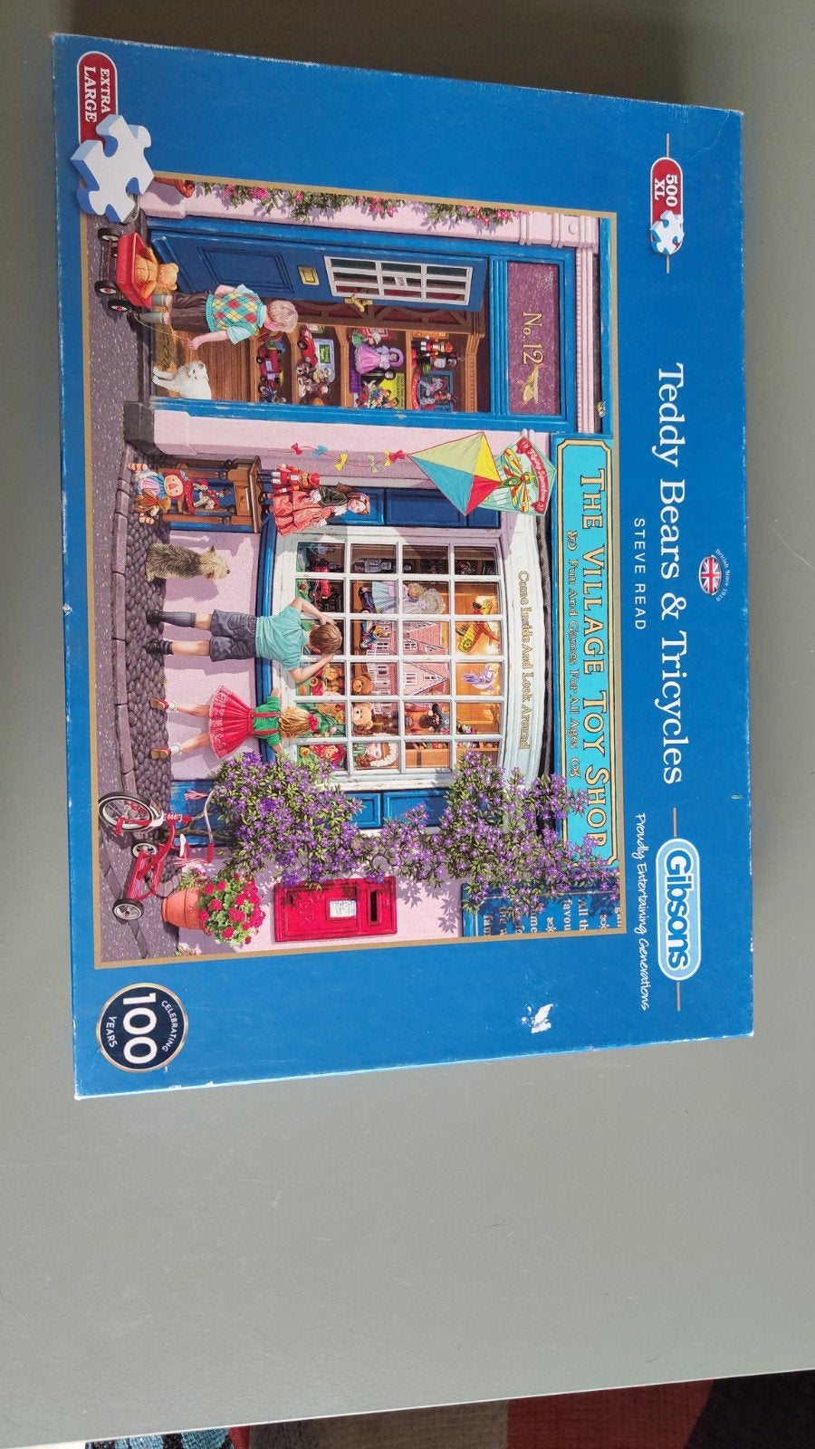 Gibsons Teddy Bears & Tricycles puzzel 500 XL stukjes, Ophalen of Verzenden