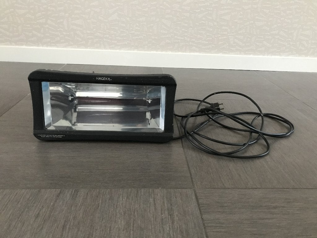 Infrarood terrasverwarmer (Haceka), Tuin en Terras, Gebruikt, Waterbestendig, Wand, Ophalen