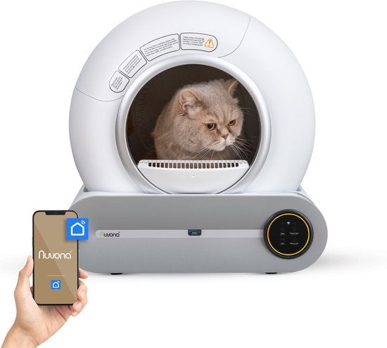 Automatische Zelfreinigende Kattenbak 65L-App-NIEUWSTAAT, Ophalen of Verzenden, Zo goed als nieuw