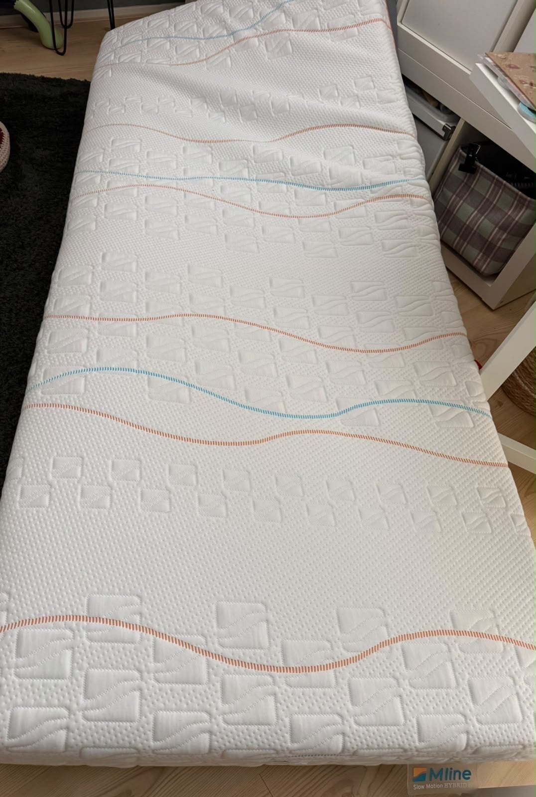 Mline Slow Motion Hybrid 5 matras 90x200 cm, 90 cm, Eenpersoons, Ophalen of Verzenden, Zo goed als nieuw