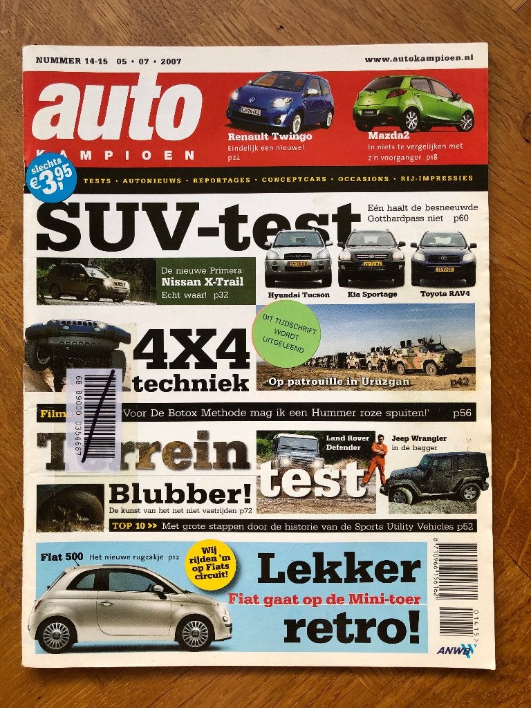Autokampioen nr. 14 / 15 2007, Boeken, Algemeen, Verzenden, Zo goed als nieuw, Autokampioen