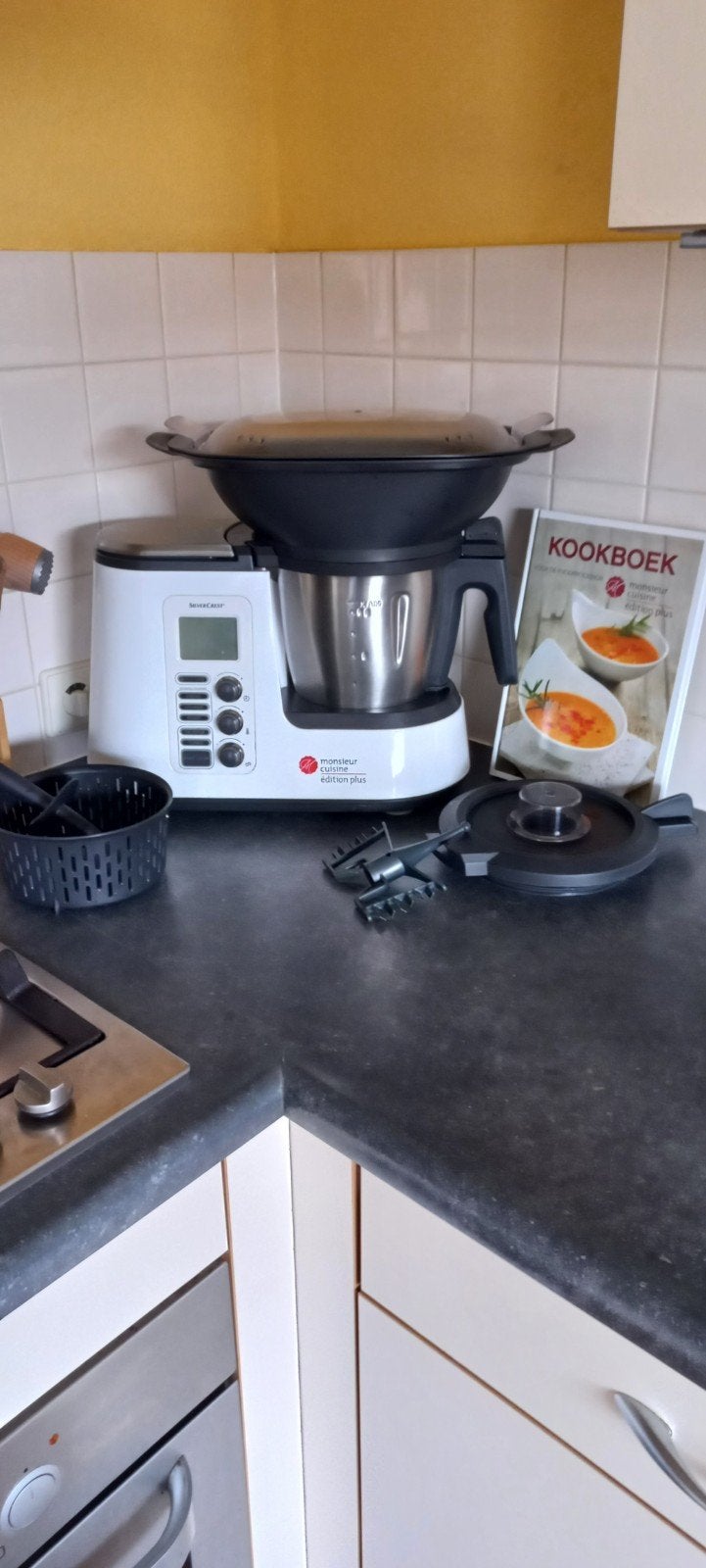 SilverCrest Monsieur Cuisine Édition Plus compleet +kookboek, Ophalen, 4 liter of meer, Gebruikt, 3 snelheden of meer