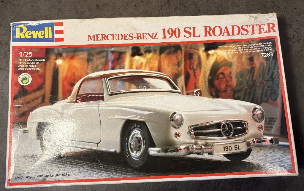Revell Mercedes-Benz 190 SL Roadster 1/25, Auto, Revell, Groter dan 1:32, Nieuw