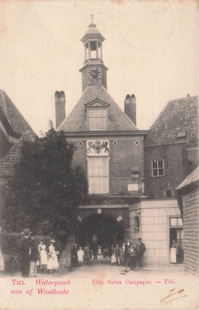703-323-009 Tiel Waterpoort, Verzenden, Voor 1920, Gelderland